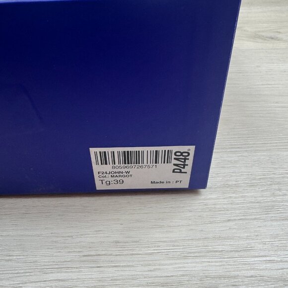 P448 John Margot Sneaker Womens 39 8.5 Sky Blue White NEW $298 - Picture 12 of 12